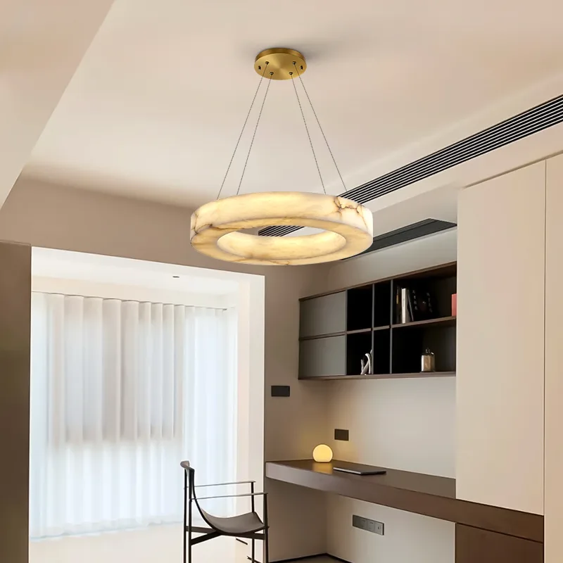 Aster Stone Ring Chandelier image 5