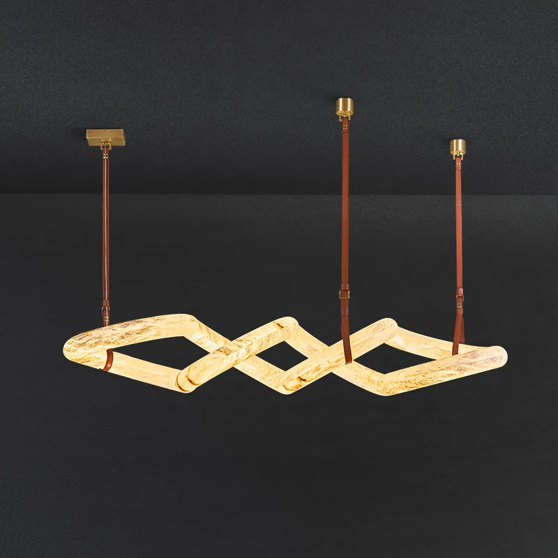 Avel Stone-Effect Pendant Light custom pendants