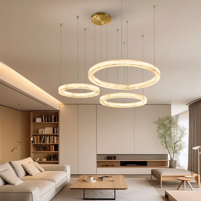 Aster Stone Ring Chandelier image 2