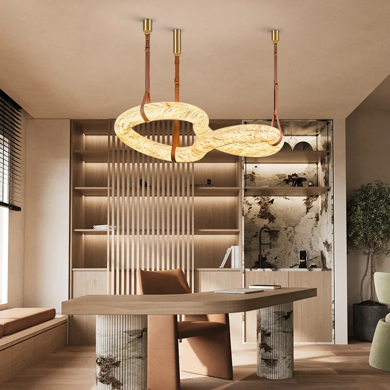 Avel Stone-Effect Pendant Light image 4