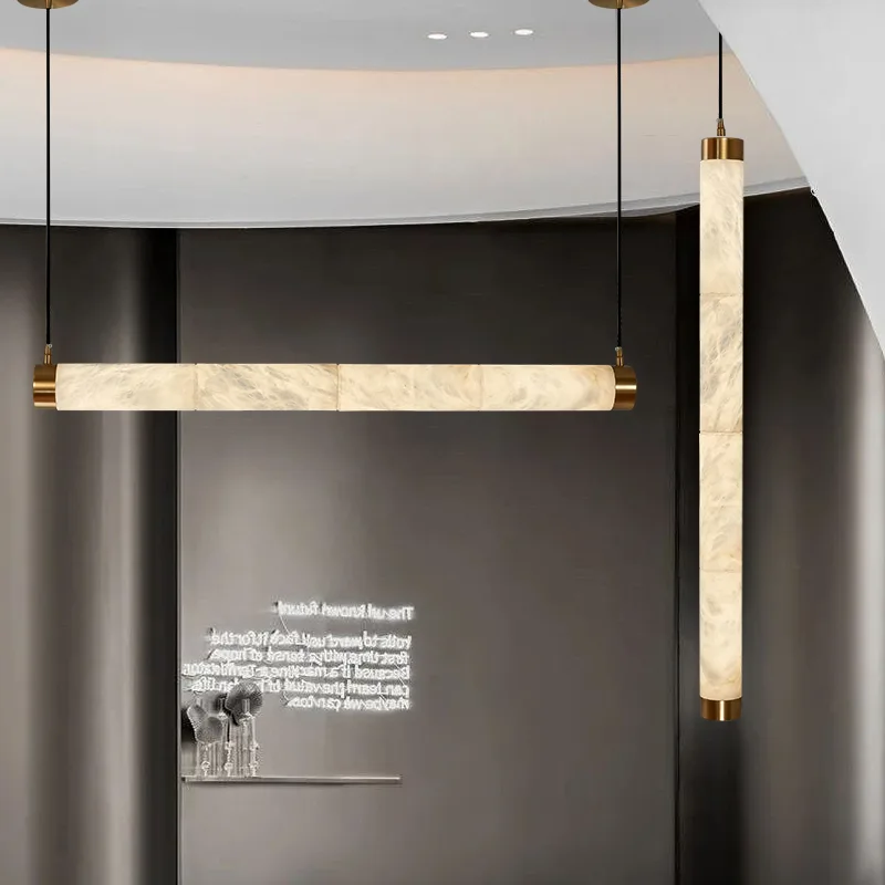 Nora Alabaster Linear Pendant image 2