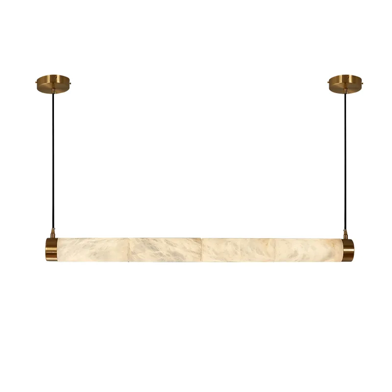 Nora Alabaster Linear Pendant custom pendants