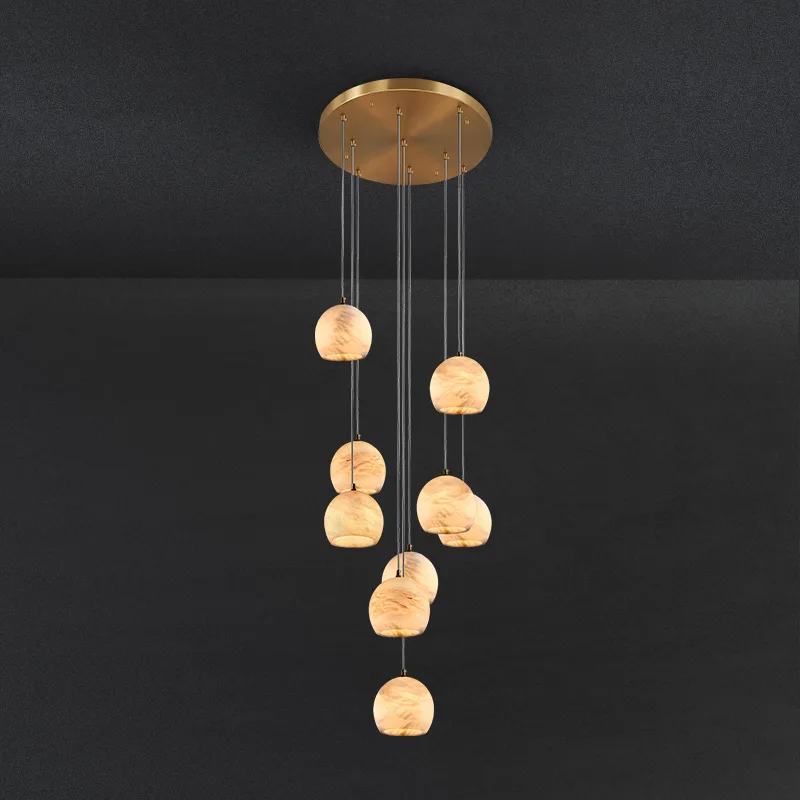 Avel Alabaster Cluster Pendant custom pendants