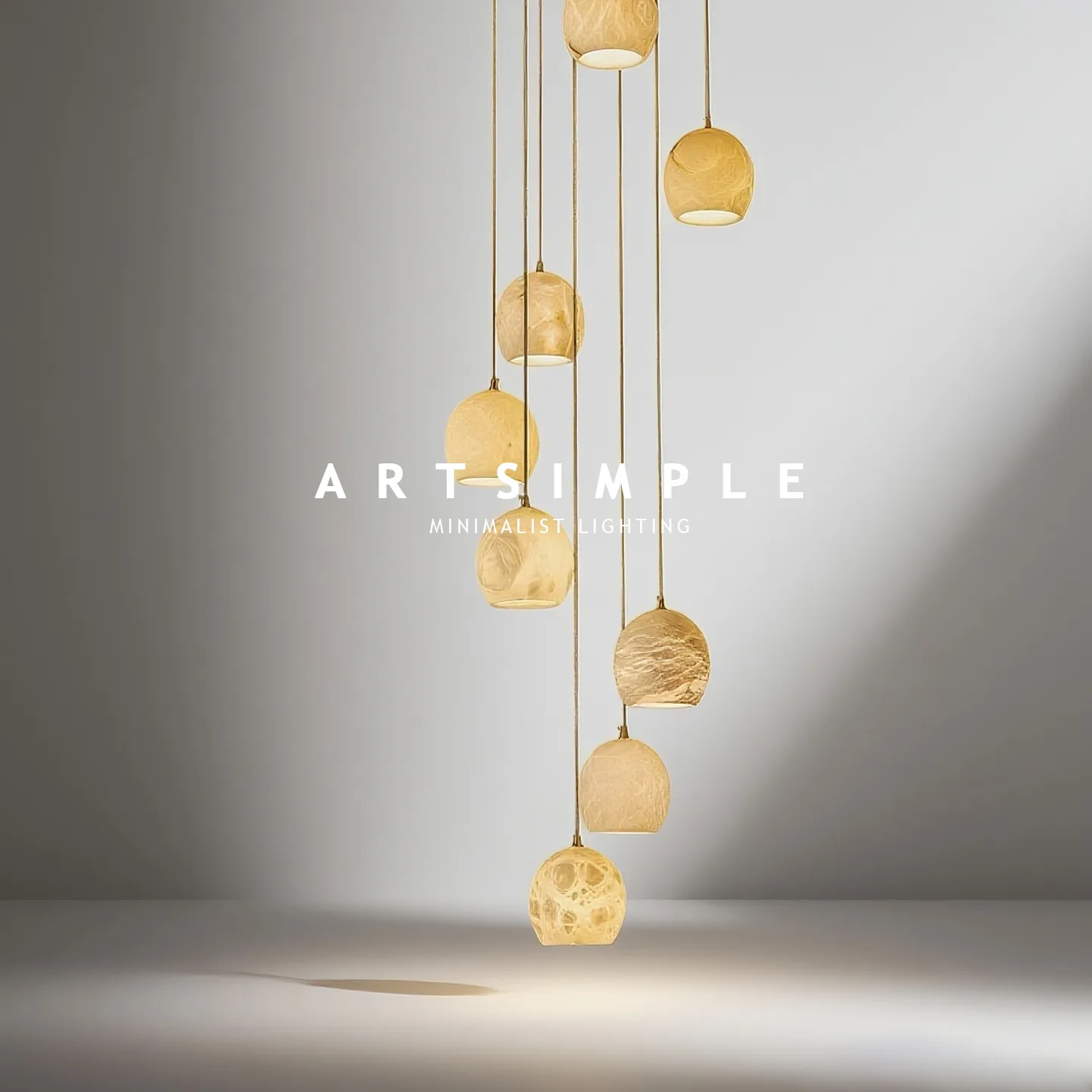 Avel Alabaster Cluster Pendant image 2
