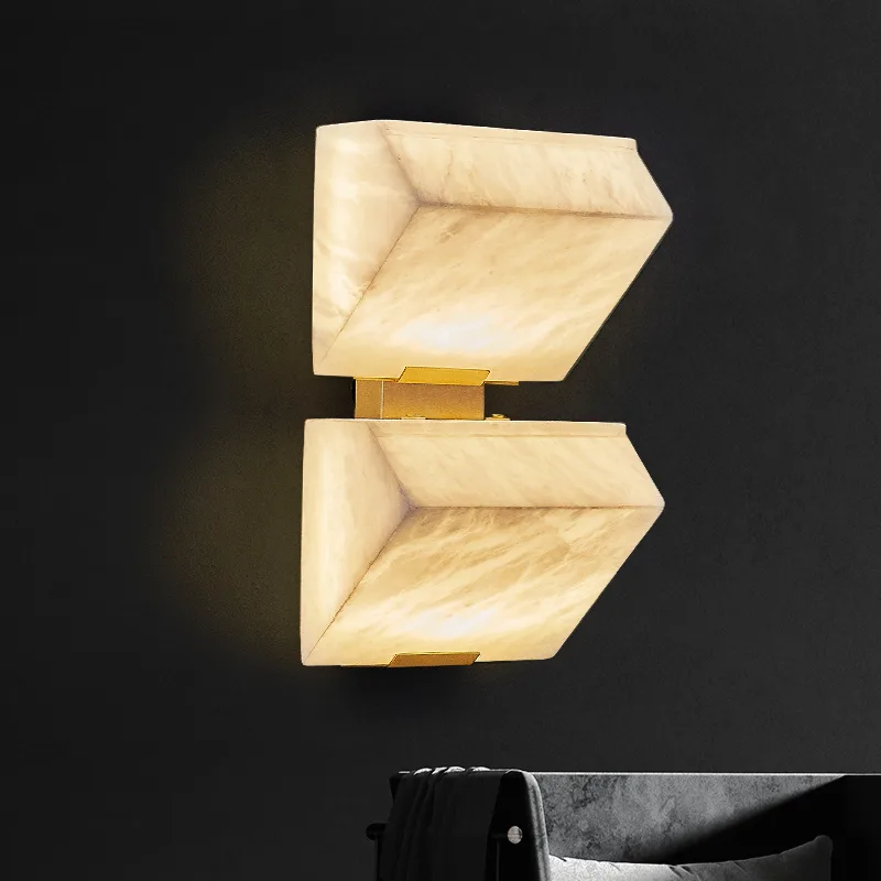 Sculpted Alabaster Wall Sconce custom sconces