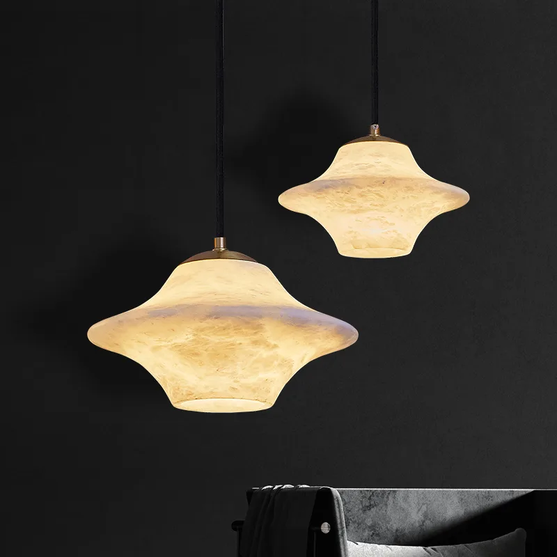 Nora Alabaster Stone Pendant Light custom pendants