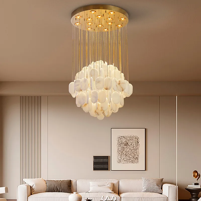 Aster Shell Cascade Chandelier image 3