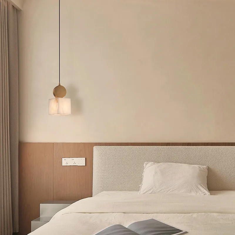 Liora Alabaster Brass Pendant Light image 3