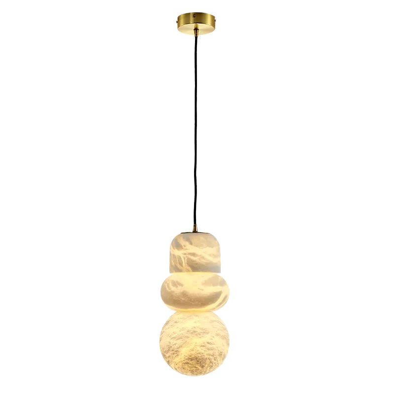 Design 16 Alabaster Stone Pendant Light custom pendants