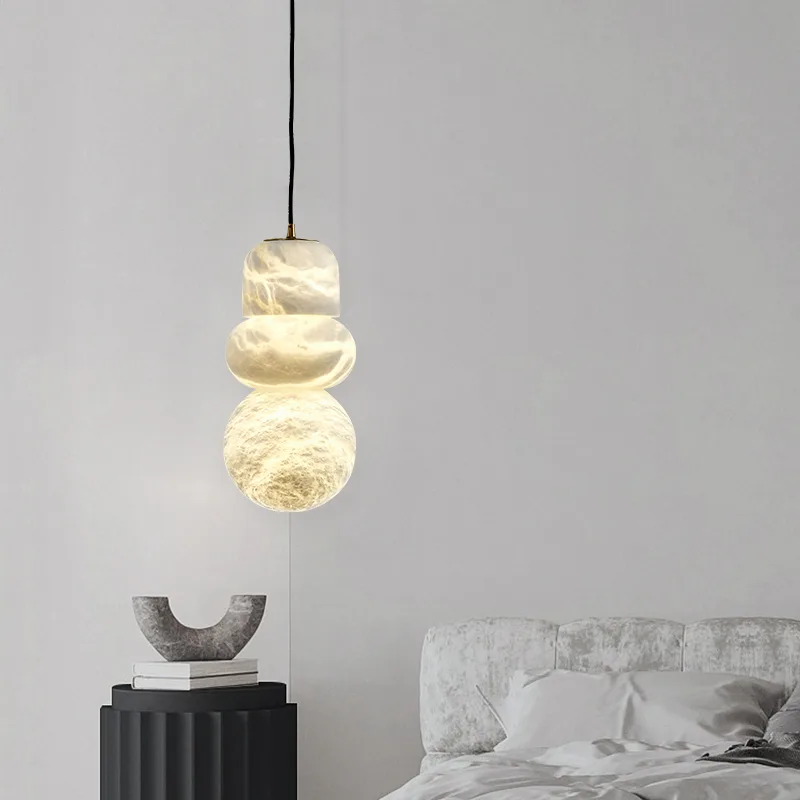 Design 16 Alabaster Stone Pendant Light image 6