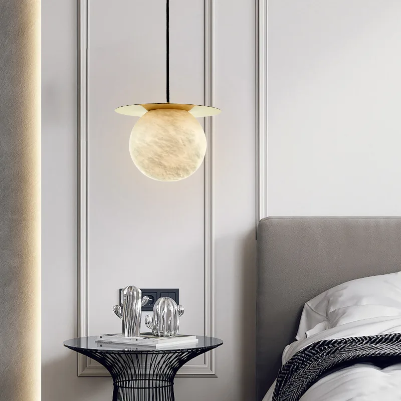 Arden Brass Globe Pendant Light image 5