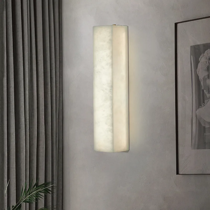 Calen Alabaster Column Wall Sconce image 6