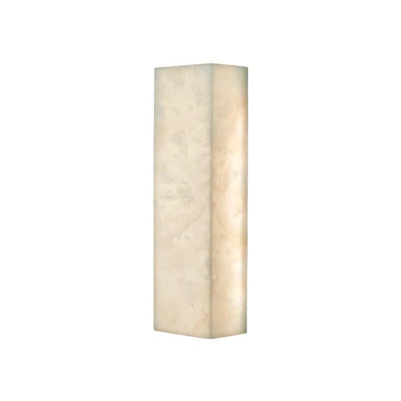 Calen Alabaster Column Wall Sconce custom sconces