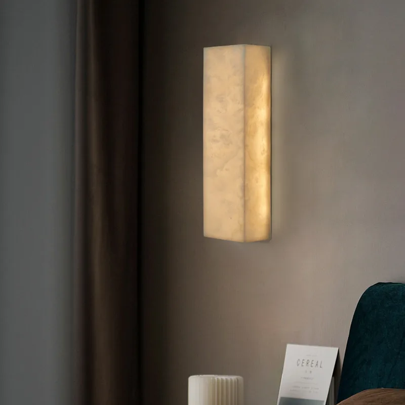 Calen Alabaster Column Wall Sconce image 3