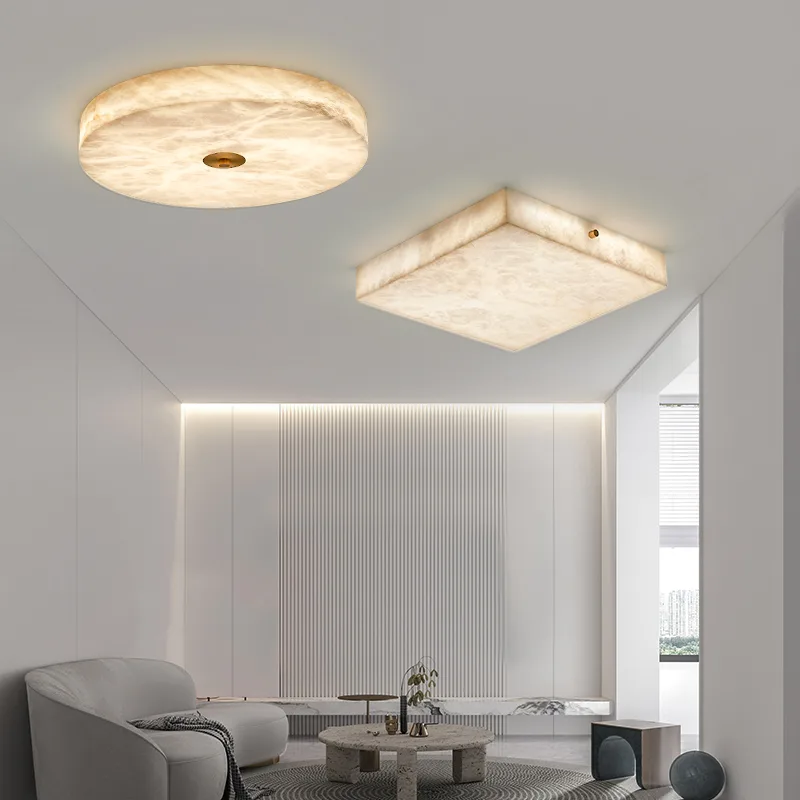 Luminous Alabaster Flushmount Ceiling Light image 5