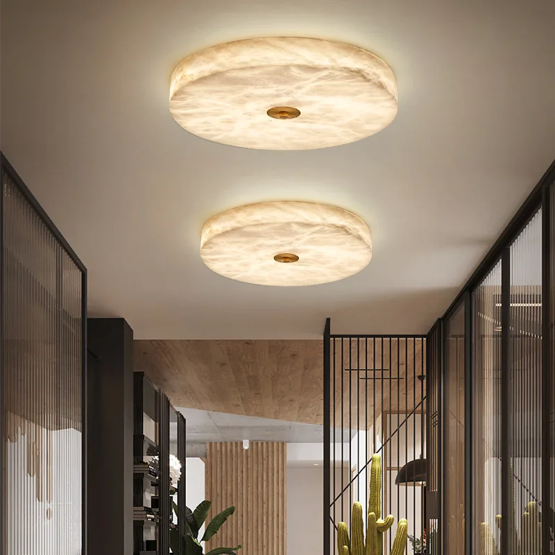 Luminous Alabaster Flushmount Ceiling Light image 6