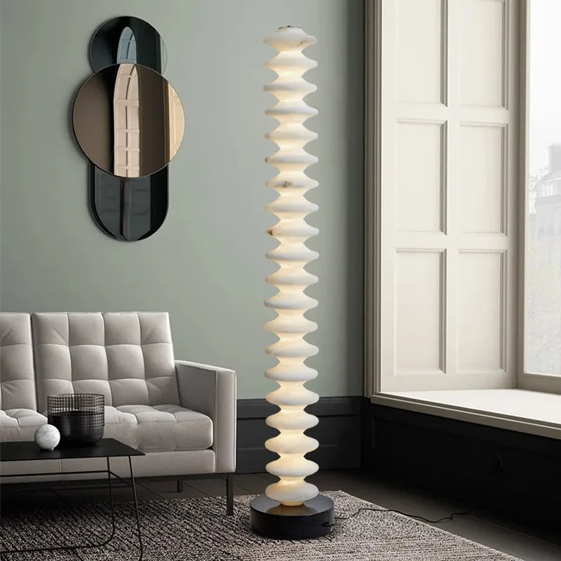 Sculpted Pleated Floor Lamp image 2