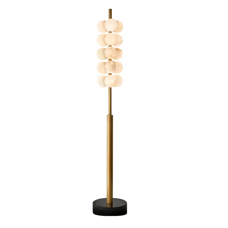 Aureate Alabaster Globe Floor Lamp custom floor lamp