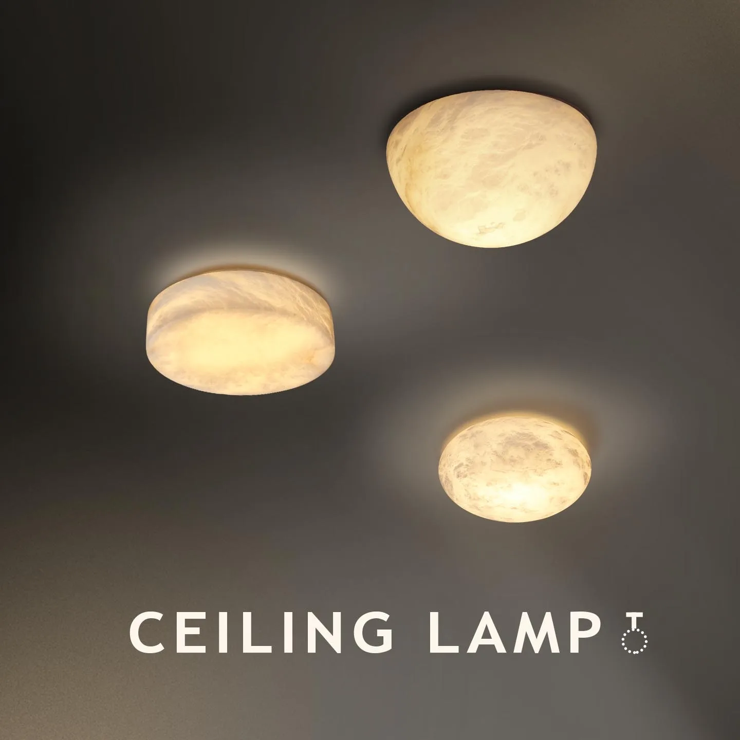 Serene Alabaster Flushmount Light custom flushmounts