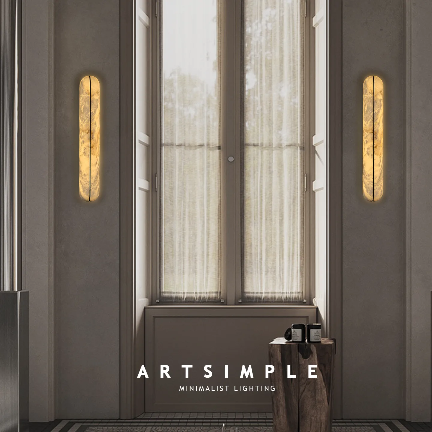 Solara Alabaster Wall Sconce image 5