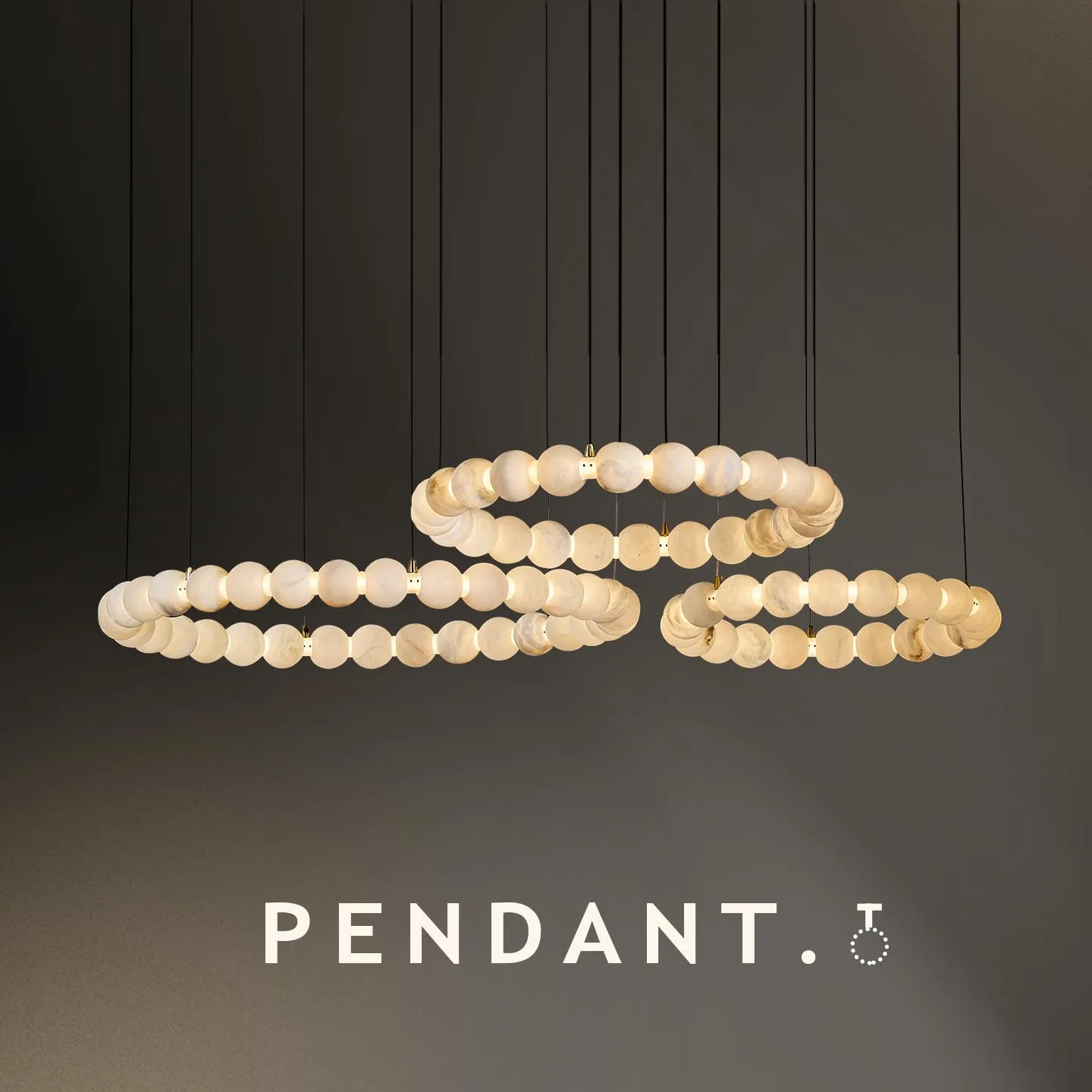 Avel Pearl Ring Pendant Light custom pendants
