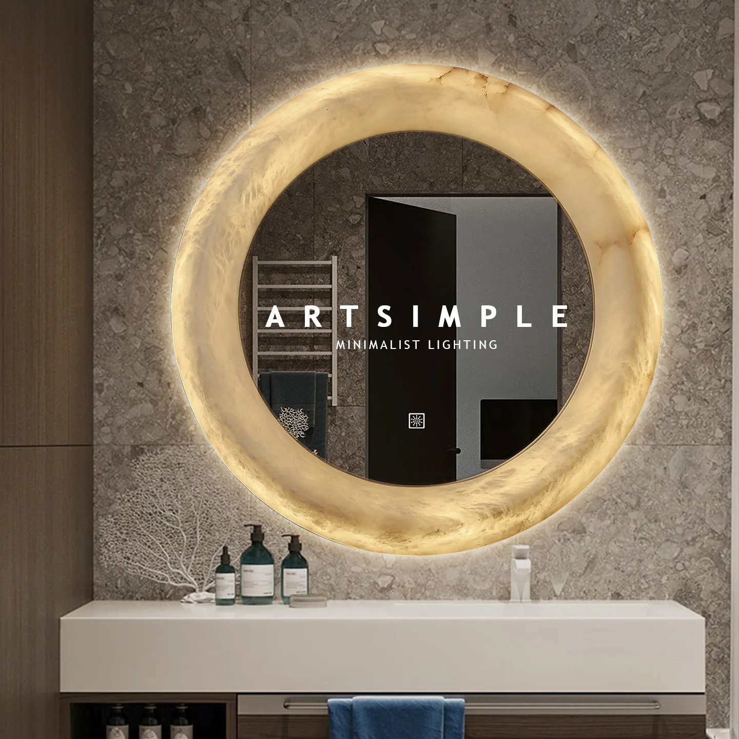 Liora Marble Mirror Wall Light image 5