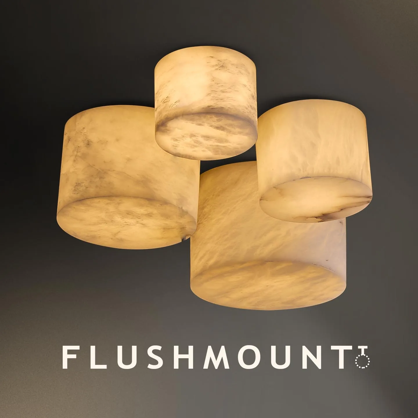 Orion Alabaster Cylinder Flushmount custom flushmounts