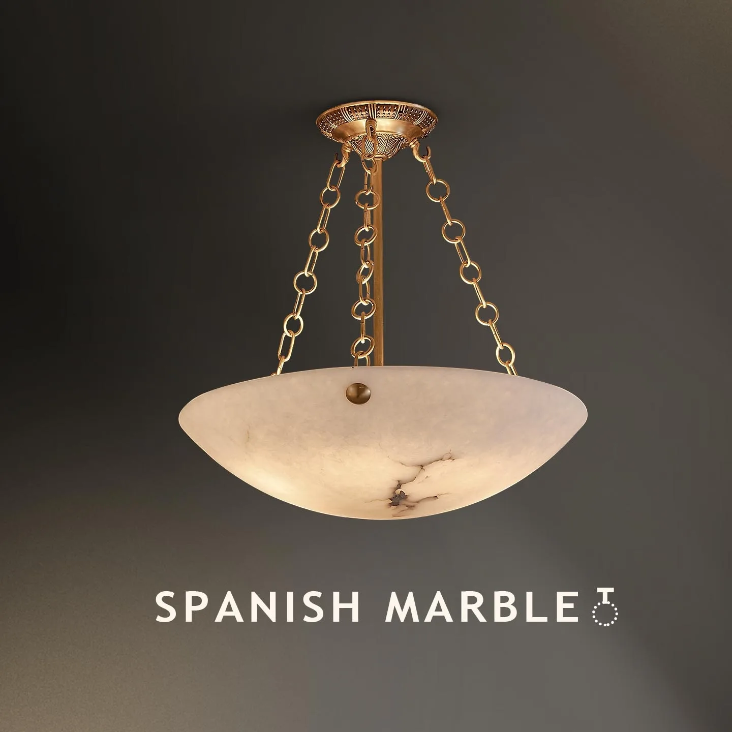 Vesta Marble Bowl Pendant Light custom pendants