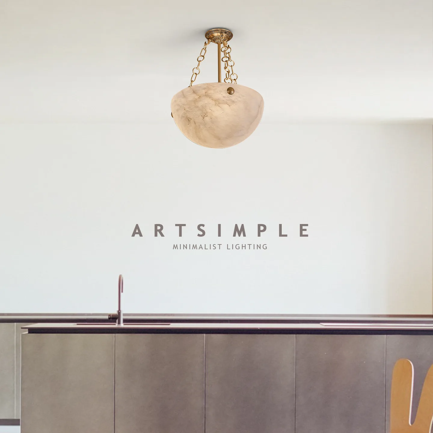 Arden Spanish Marble Pendant Light image 3
