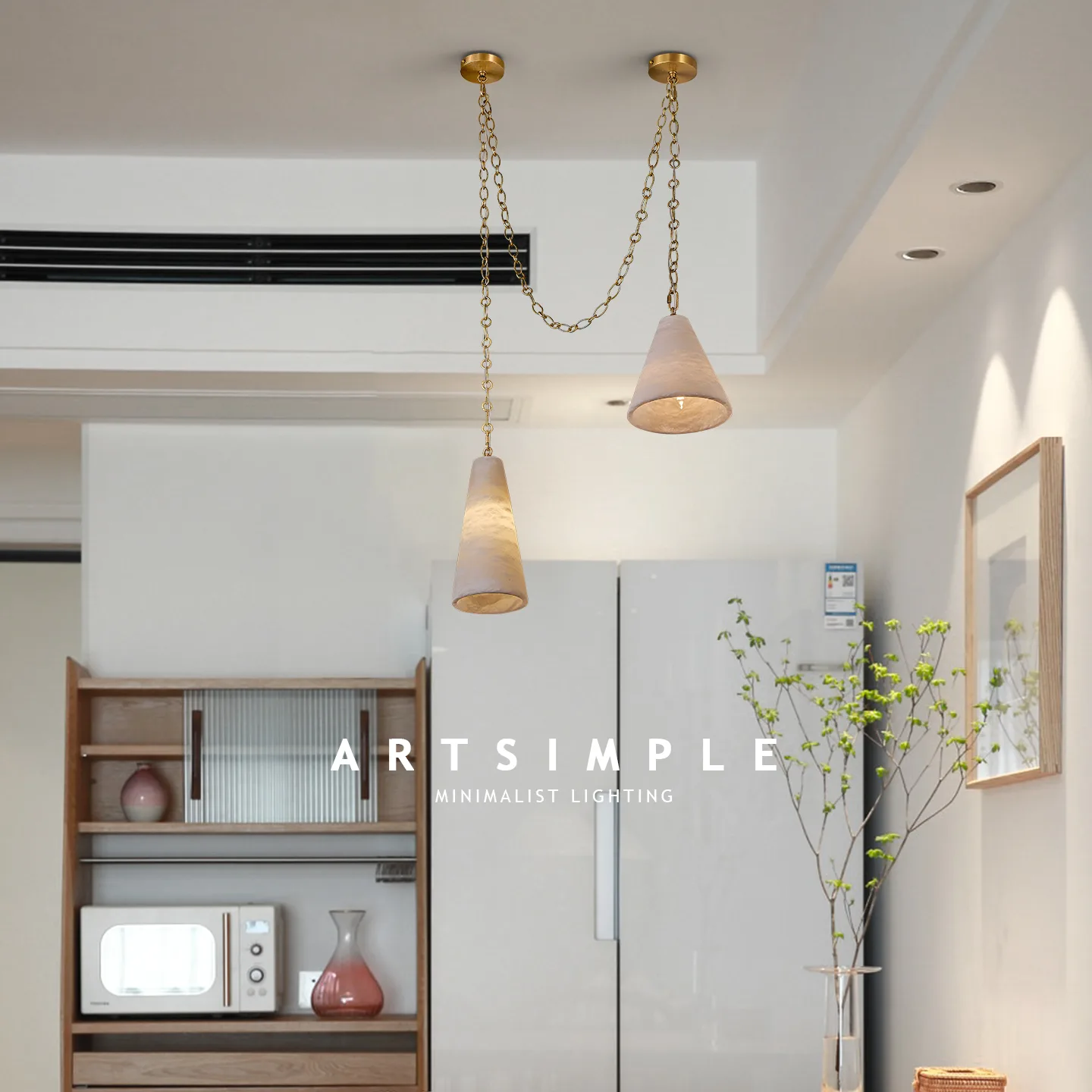 Design 17 Marble Chain Pendant Light image 5