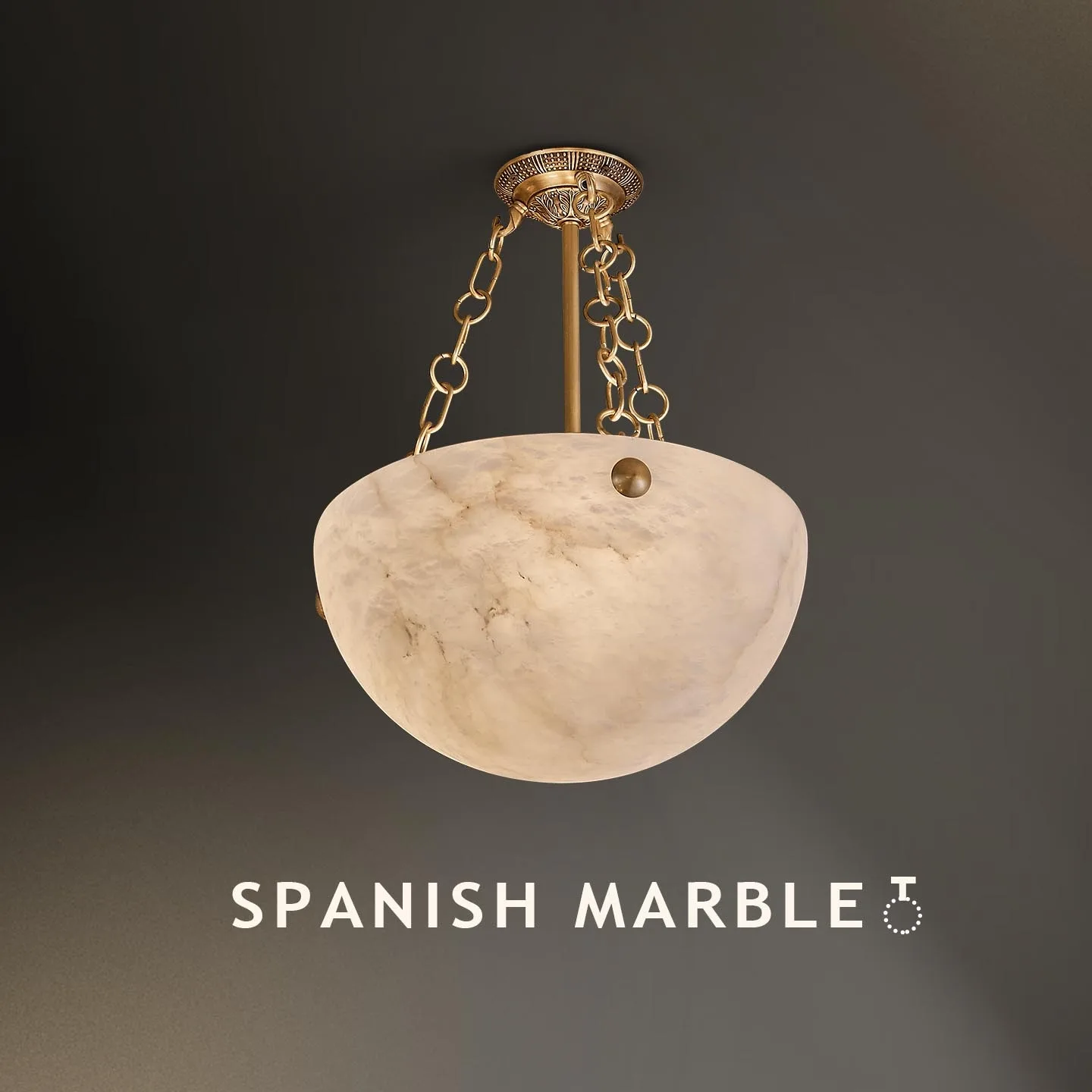 Arden Spanish Marble Pendant Light custom pendants