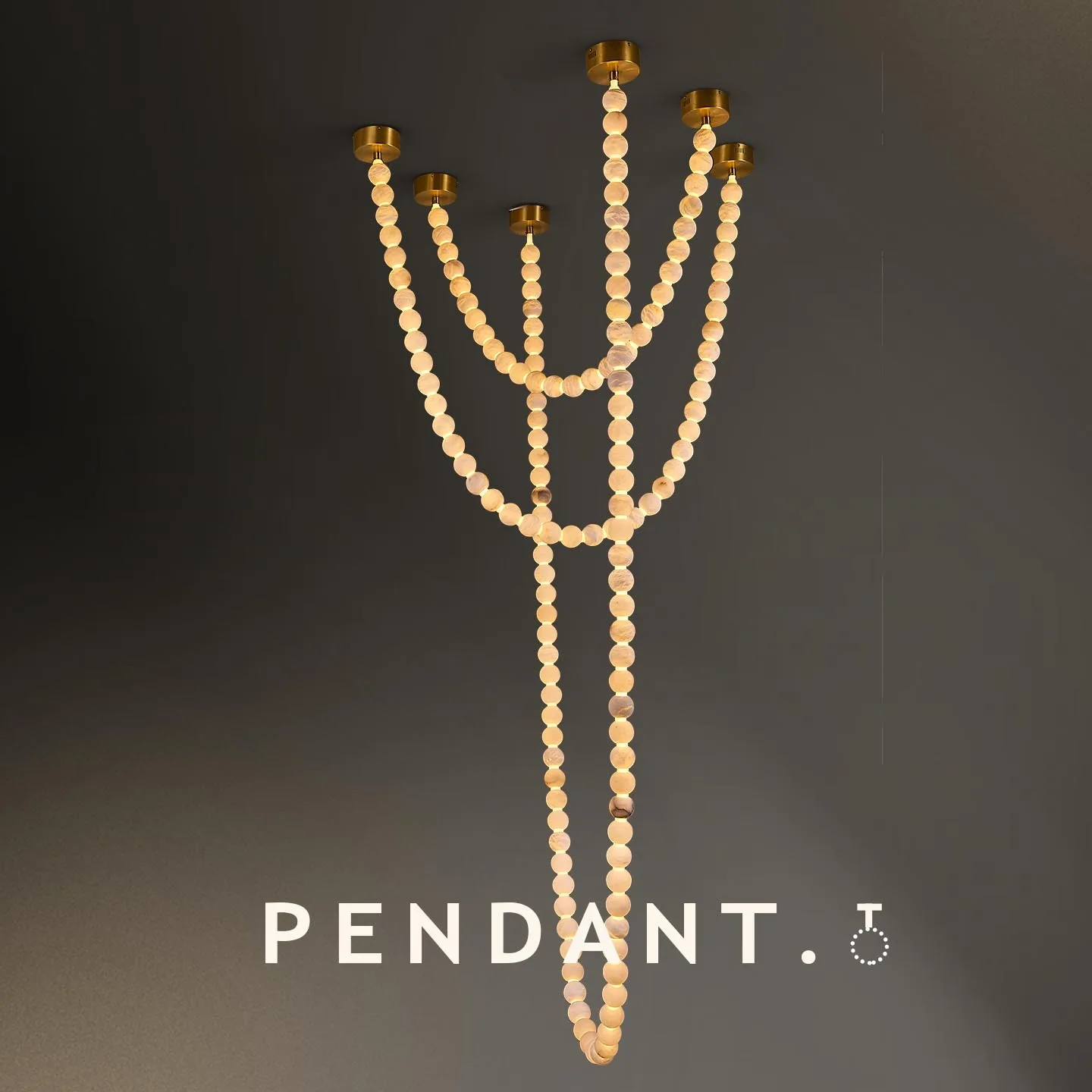 Design 18 Beaded Cascade Pendant Light custom pendants