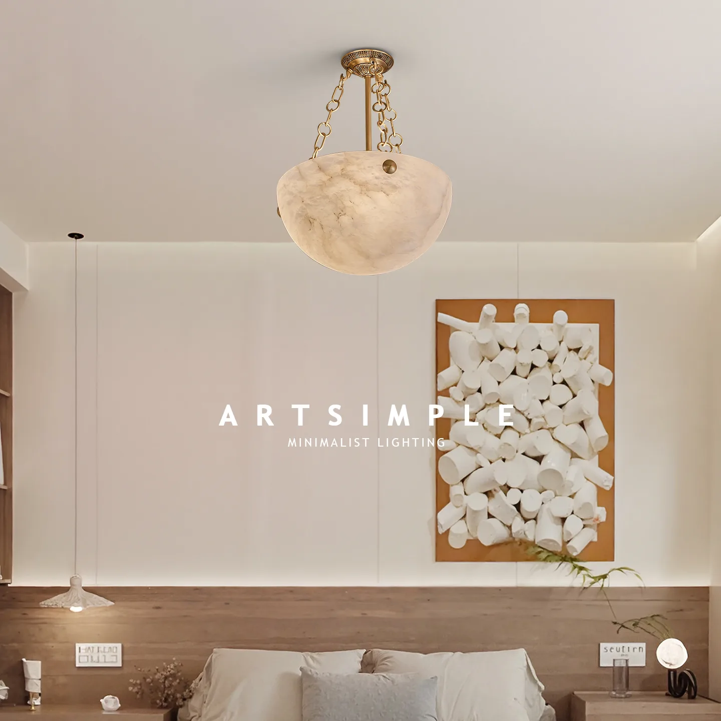 Arden Spanish Marble Pendant Light image 2