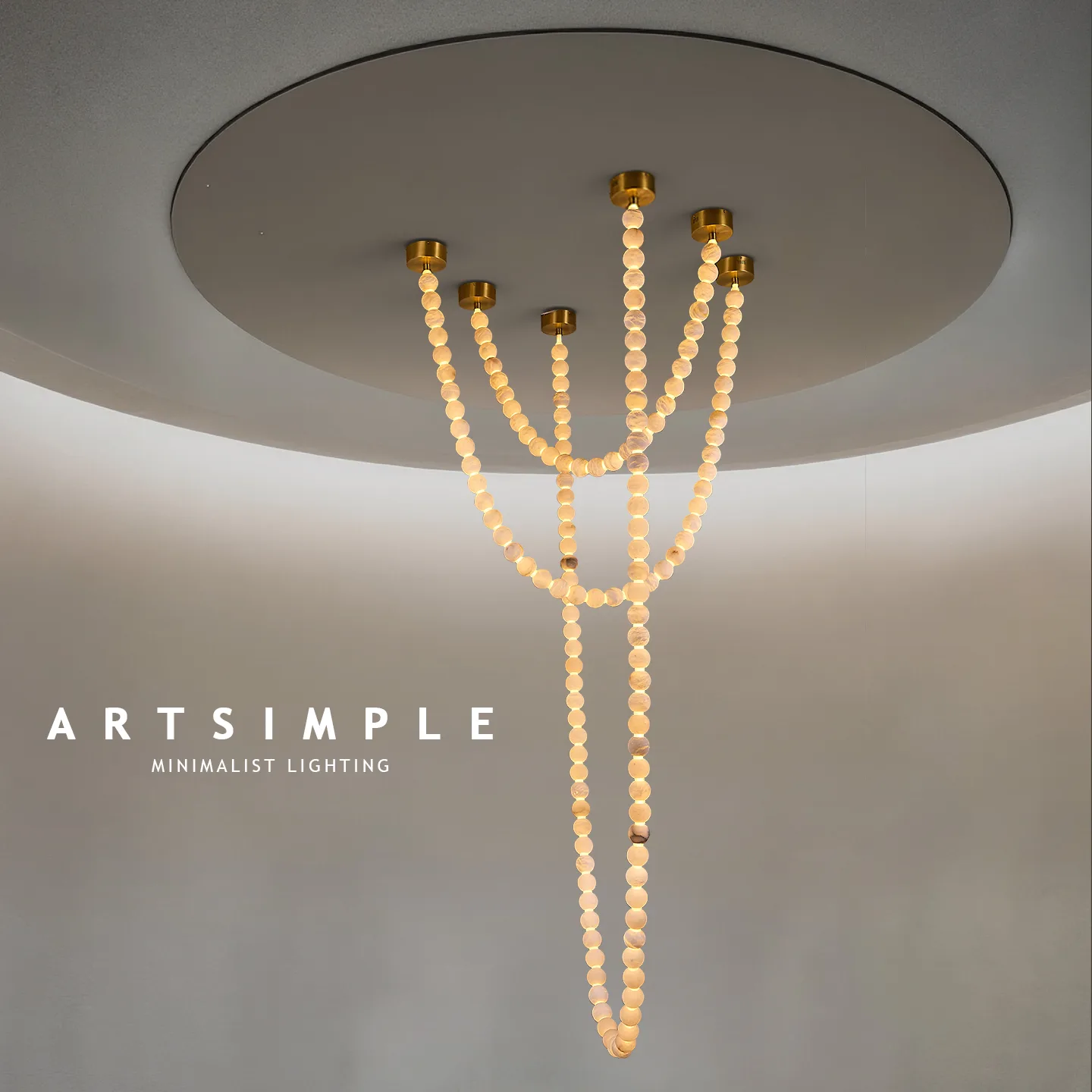 Design 18 Beaded Cascade Pendant Light image 4
