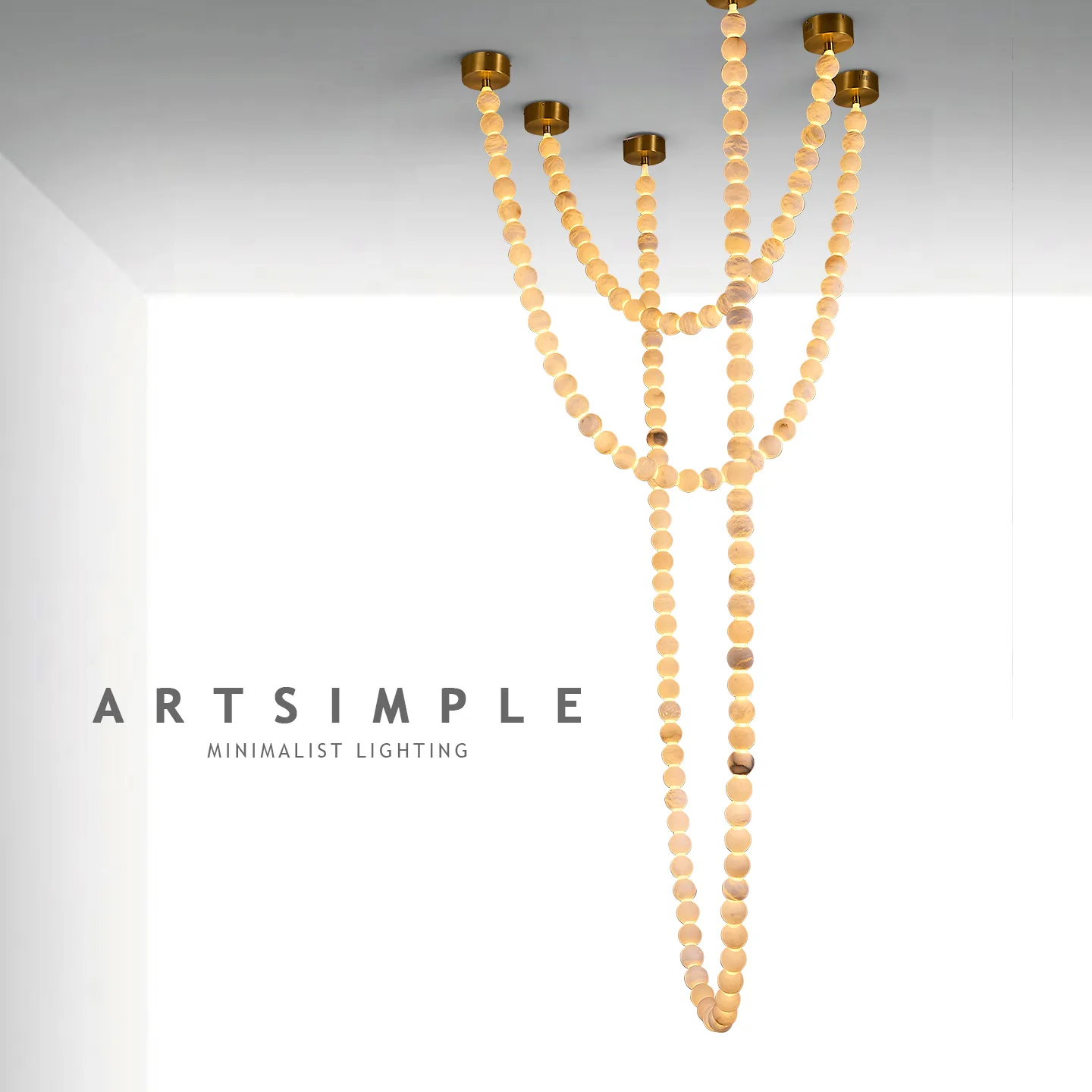 Design 18 Beaded Cascade Pendant Light image 5