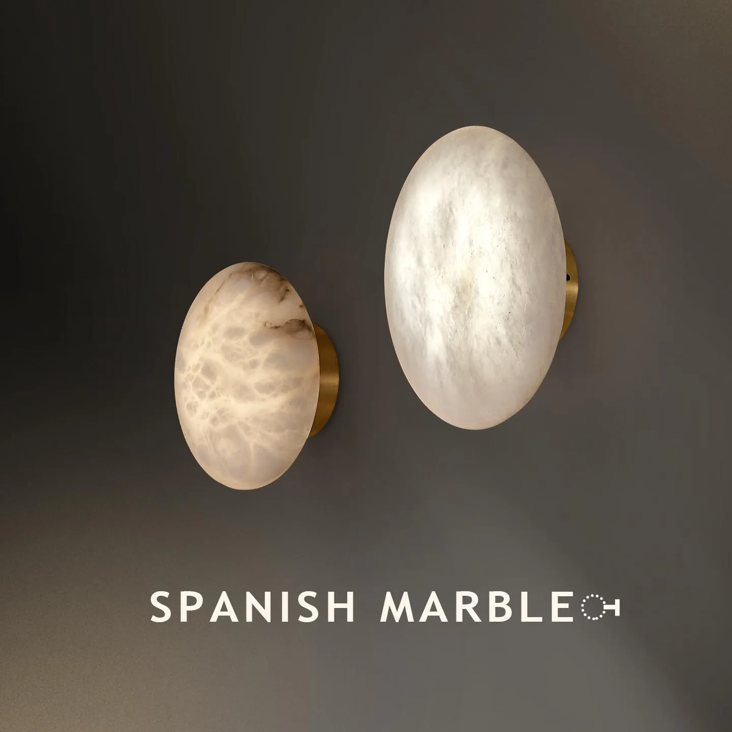 Nera Marble Disc Wall Sconce custom sconces