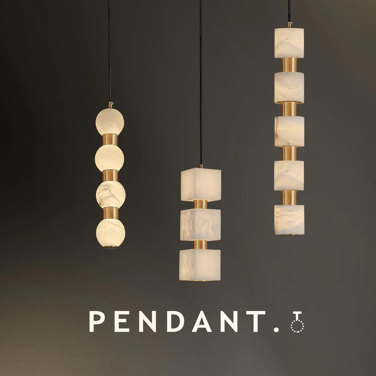Avel Stone Stack Pendant Light custom pendants
