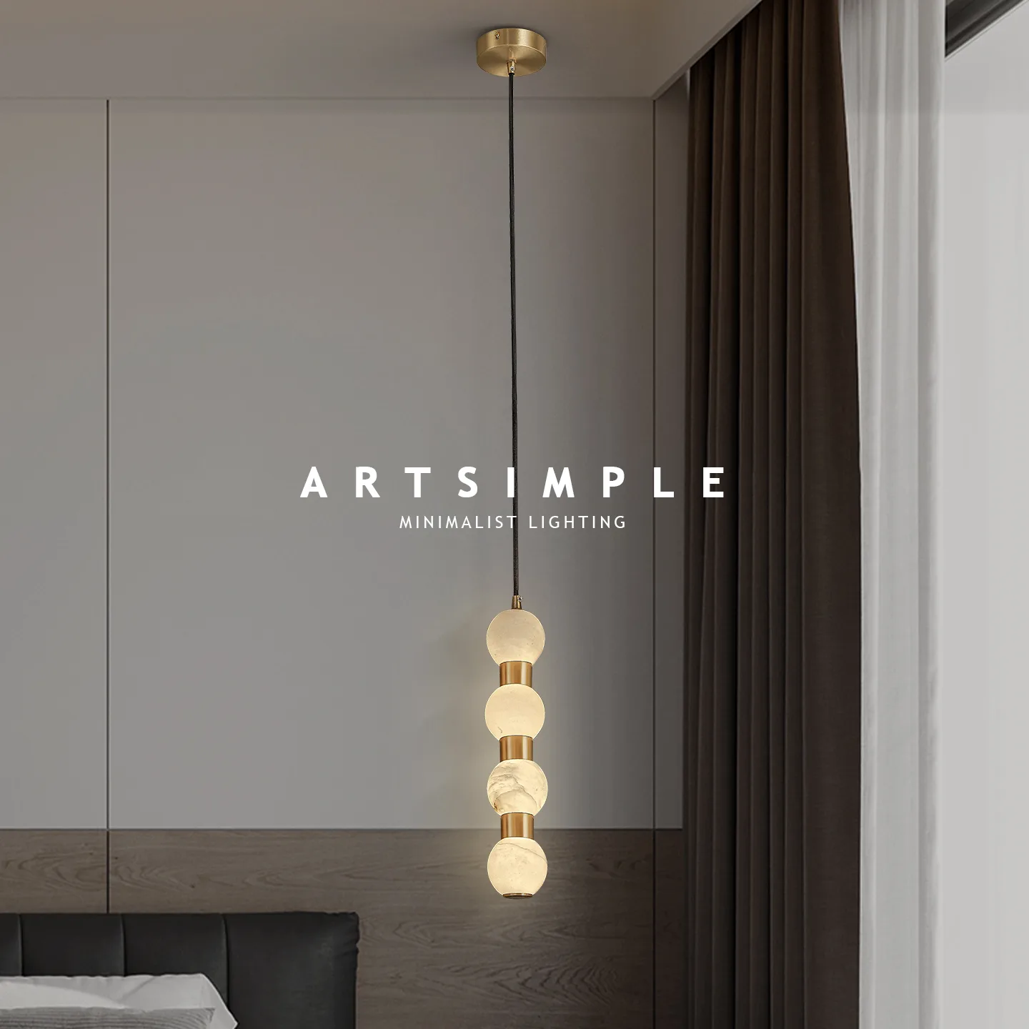 Avel Stone Stack Pendant Light image 4