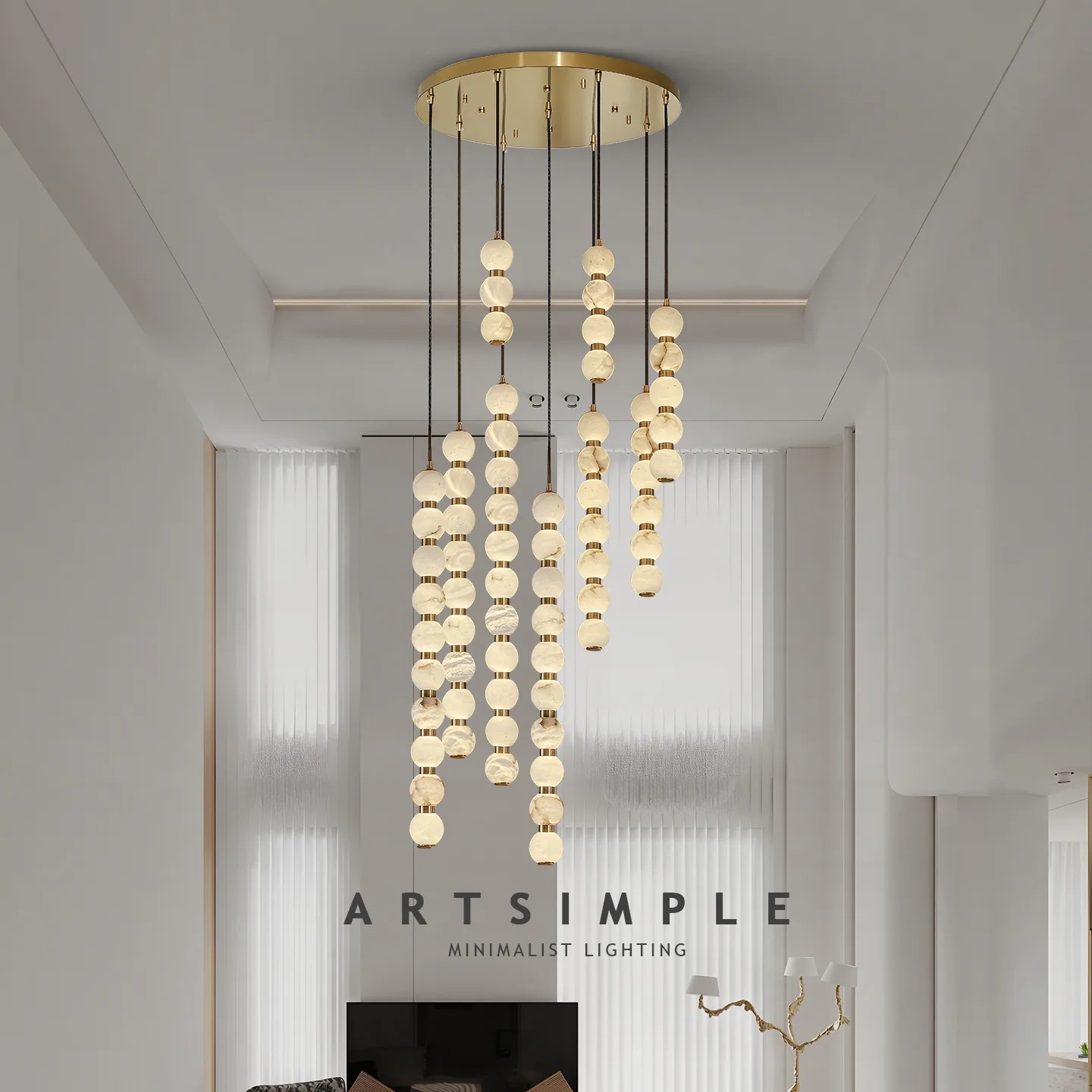 Nora Orb Cascade Pendant Light image 5