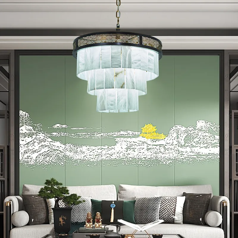 Cavelle Alabaster Tier Chandelier image 6