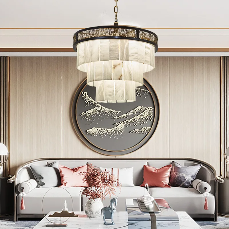 Cavelle Alabaster Tier Chandelier image 5