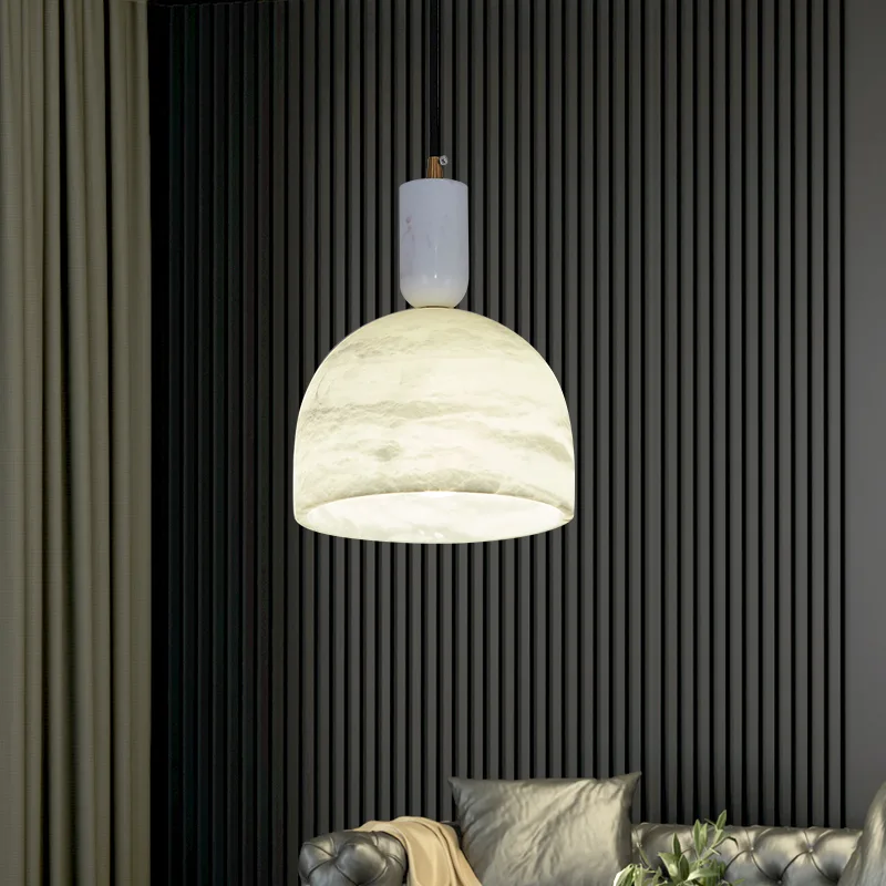 Liora Alabaster Dome Pendant Light image 3