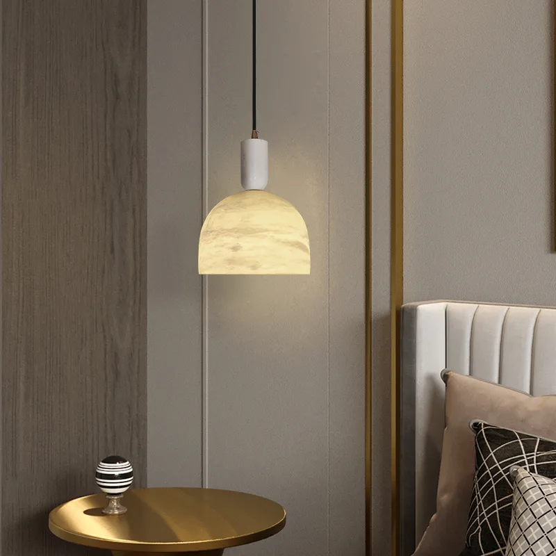 Liora Alabaster Dome Pendant Light image 4