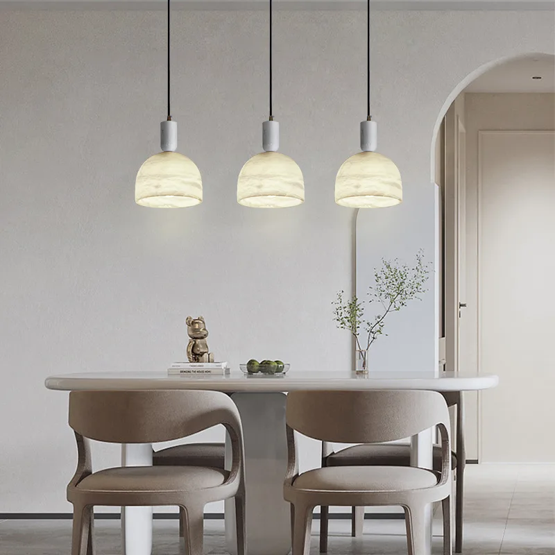 Liora Alabaster Dome Pendant Light image 2
