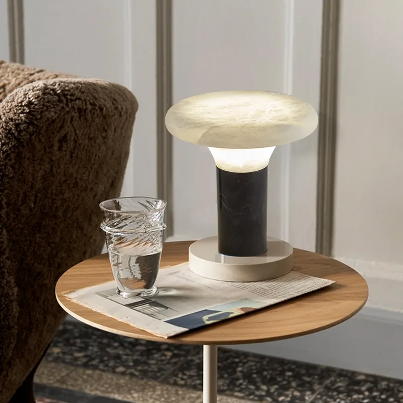 Vesta Alabaster Marble Table Lamp image 5