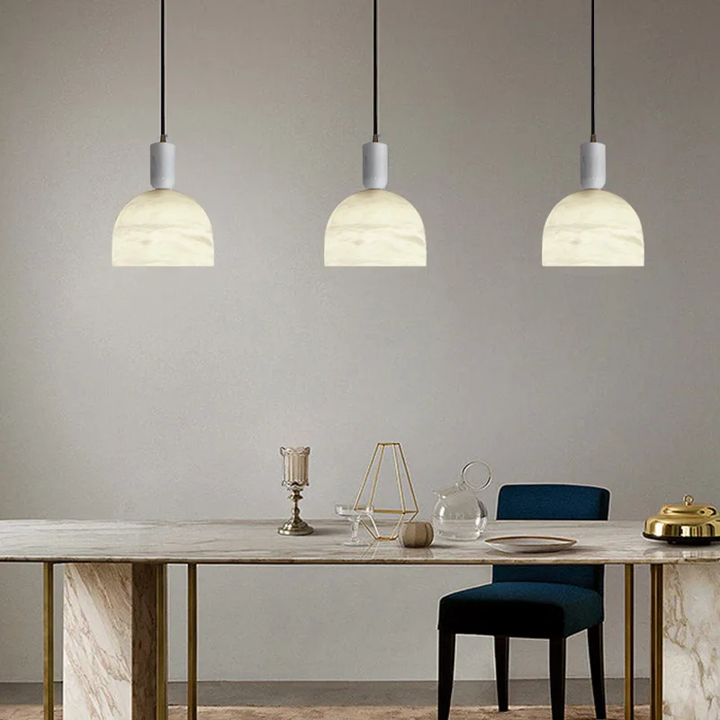 Liora Alabaster Dome Pendant Light image 5