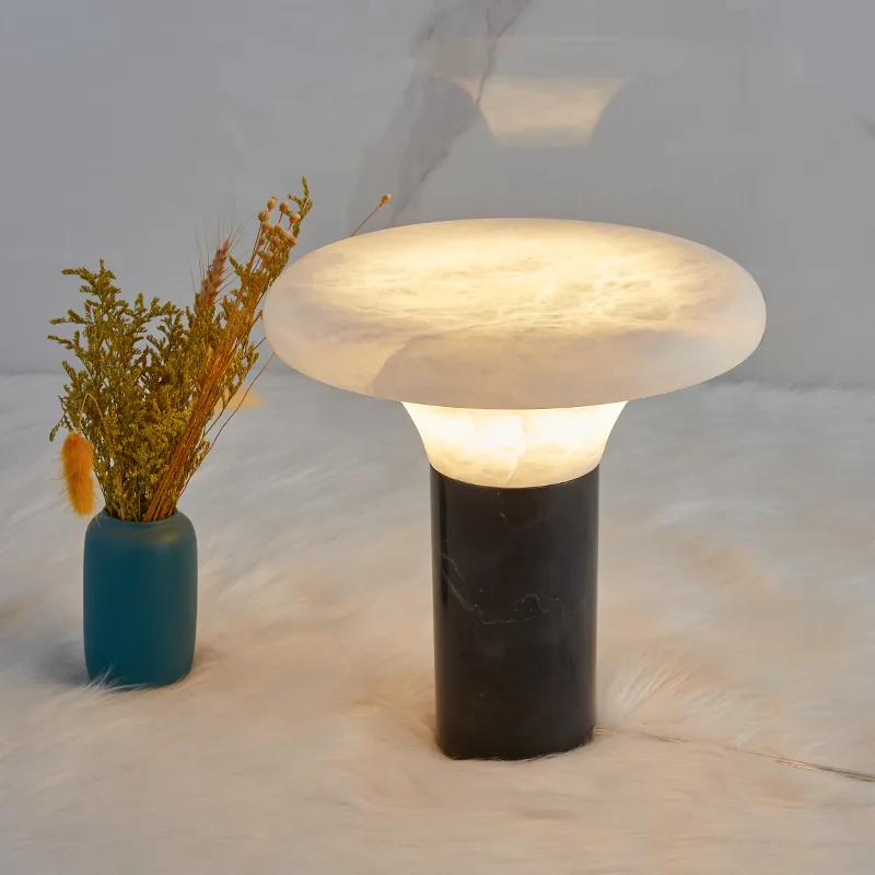 Vesta Alabaster Marble Table Lamp image 3