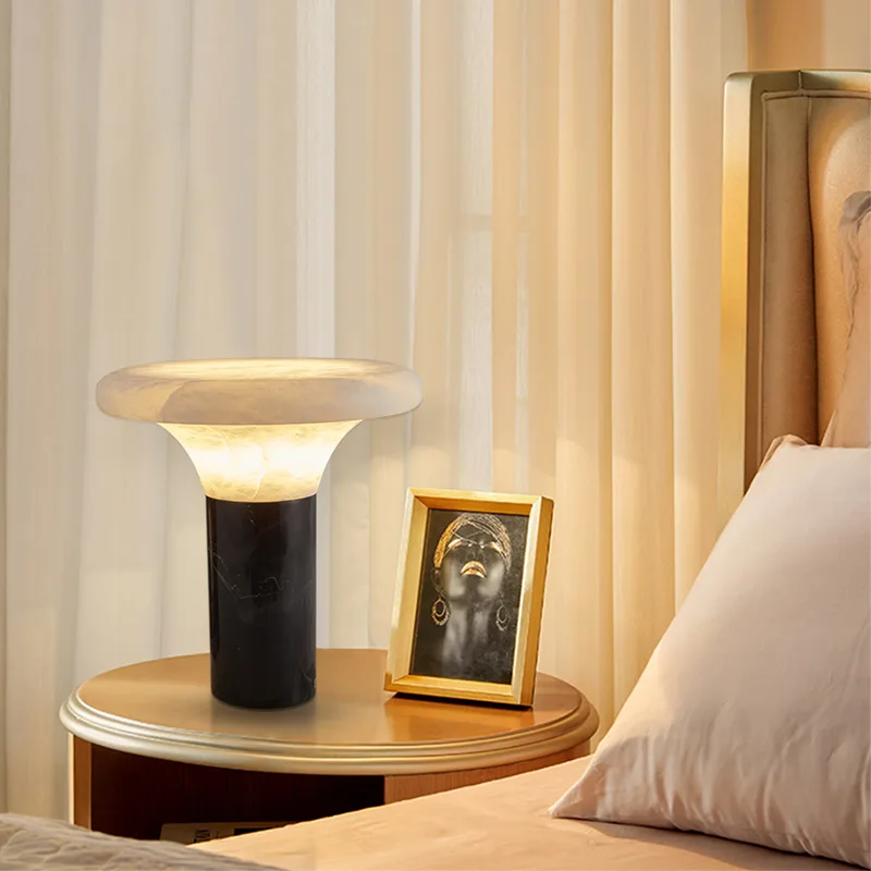Vesta Alabaster Marble Table Lamp image 6