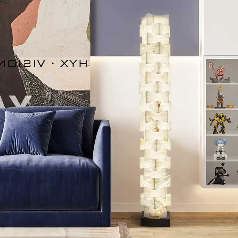 Design 19 Capiz Shell Floor Lamp image 3
