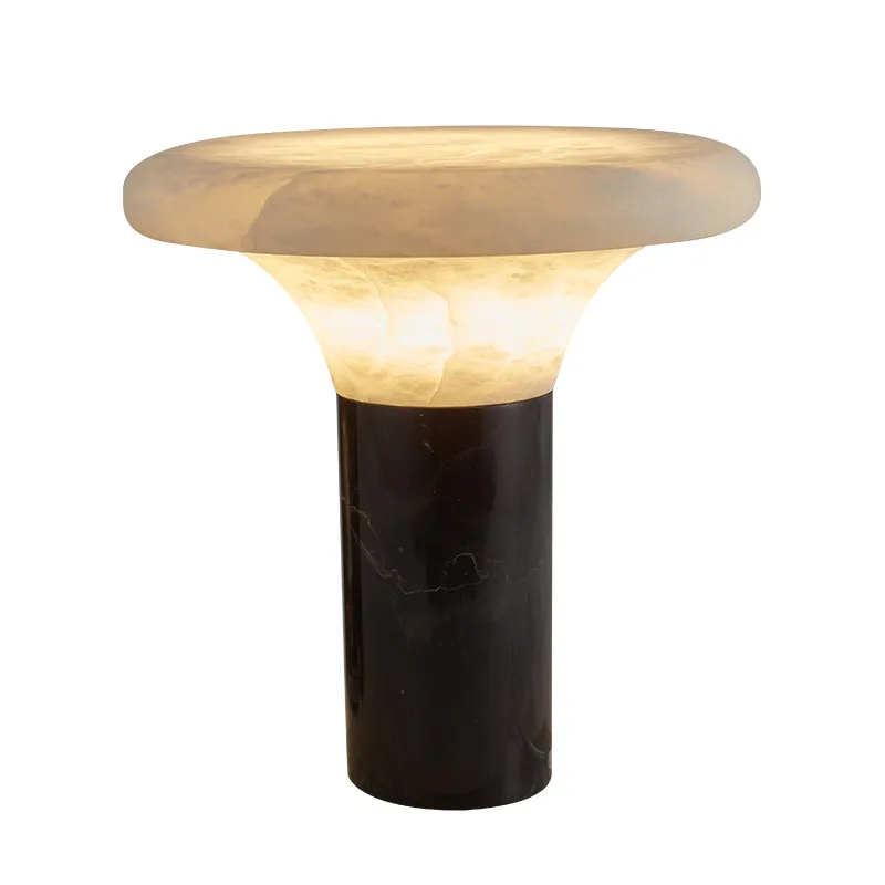 Vesta Alabaster Marble Table Lamp custom table lamp